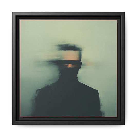 Depression | Giclée Canvas Print (Handcrafted Wooden Frame)